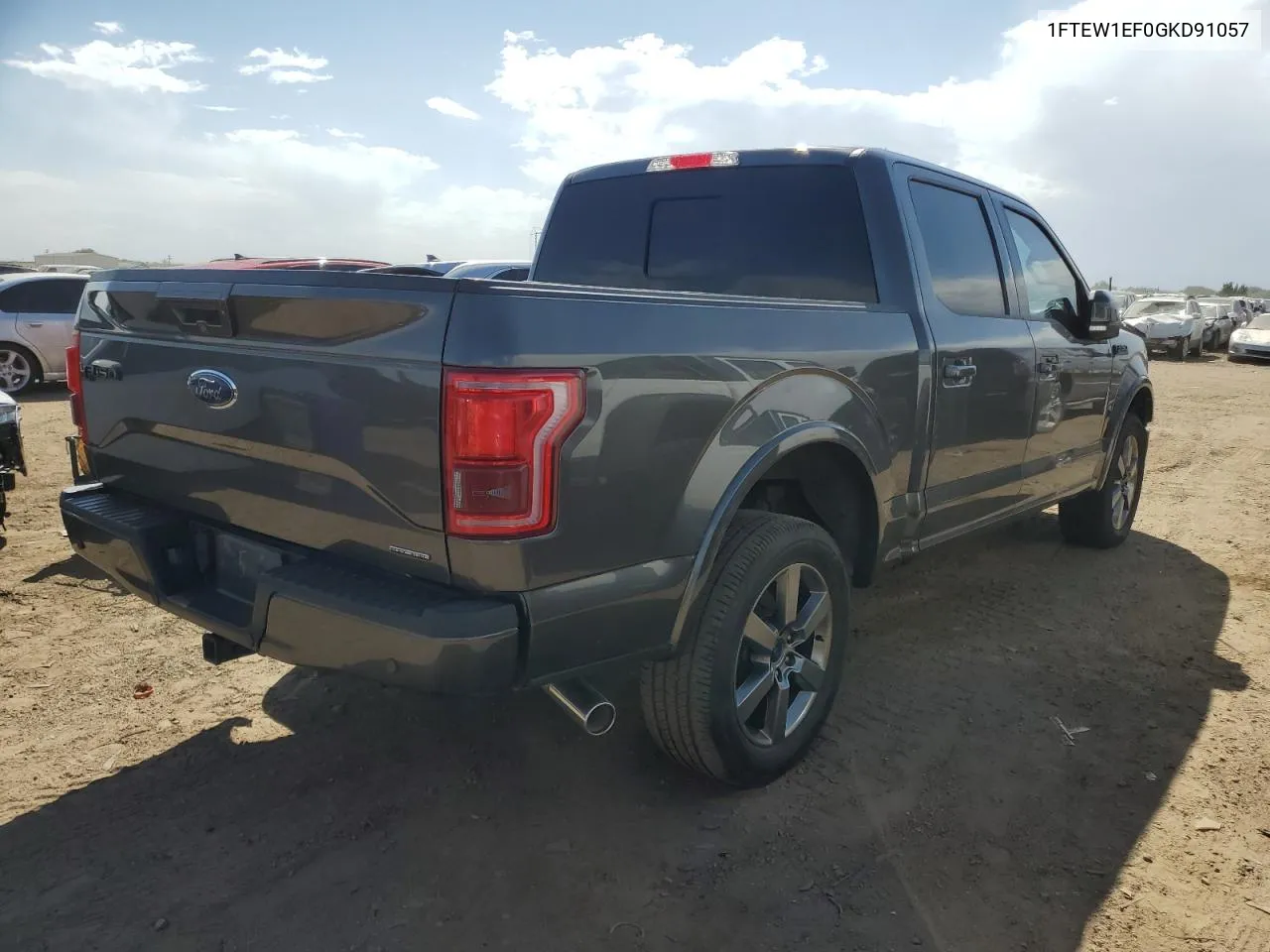 1FTEW1EF0GKD91057 2016 Ford F150 Supercrew