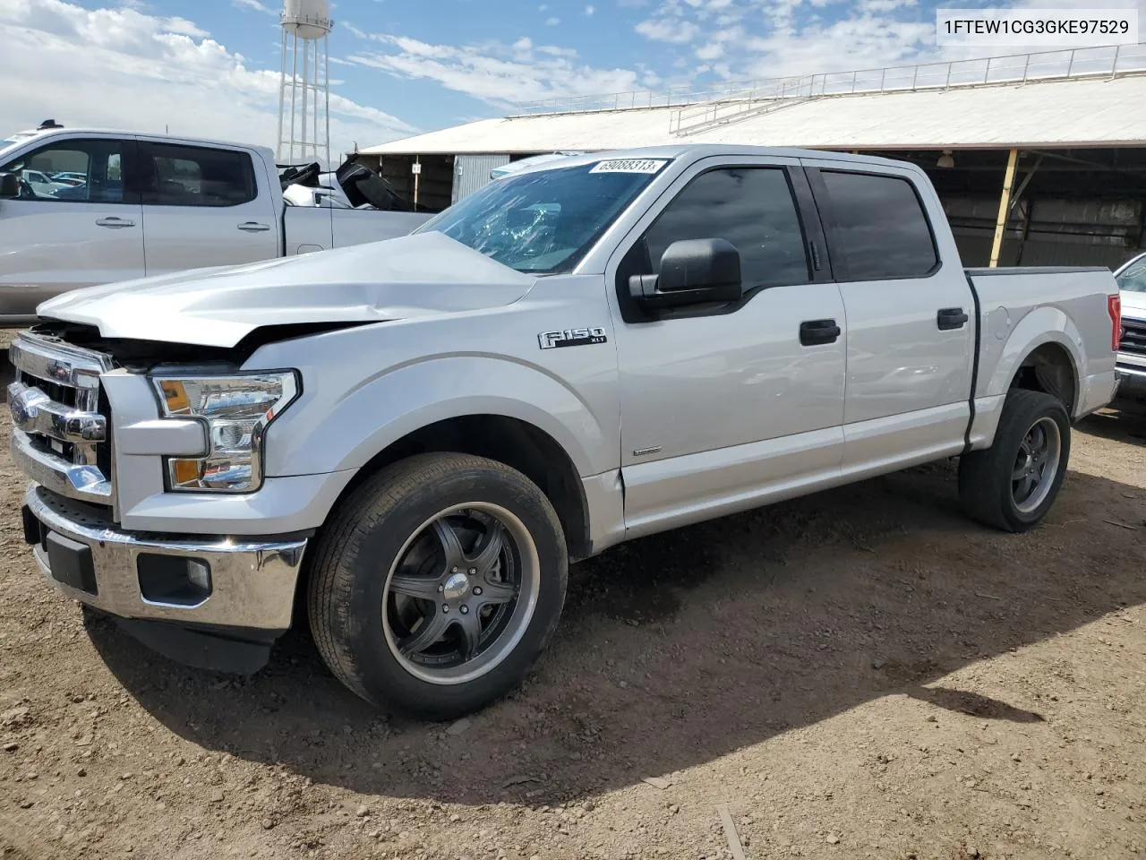 2016 Ford F150 Supercrew VIN: 1FTEW1CG3GKE97529 Lot: 69088313