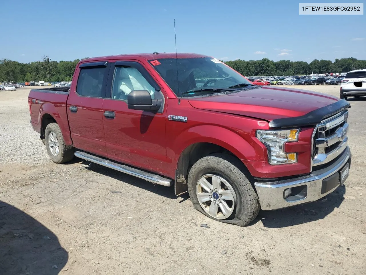 2016 Ford F150 Supercrew VIN: 1FTEW1E83GFC62952 Lot: 69096624