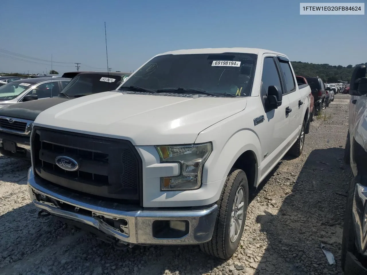 2016 Ford F150 Supercrew VIN: 1FTEW1EG2GFB84624 Lot: 69198194