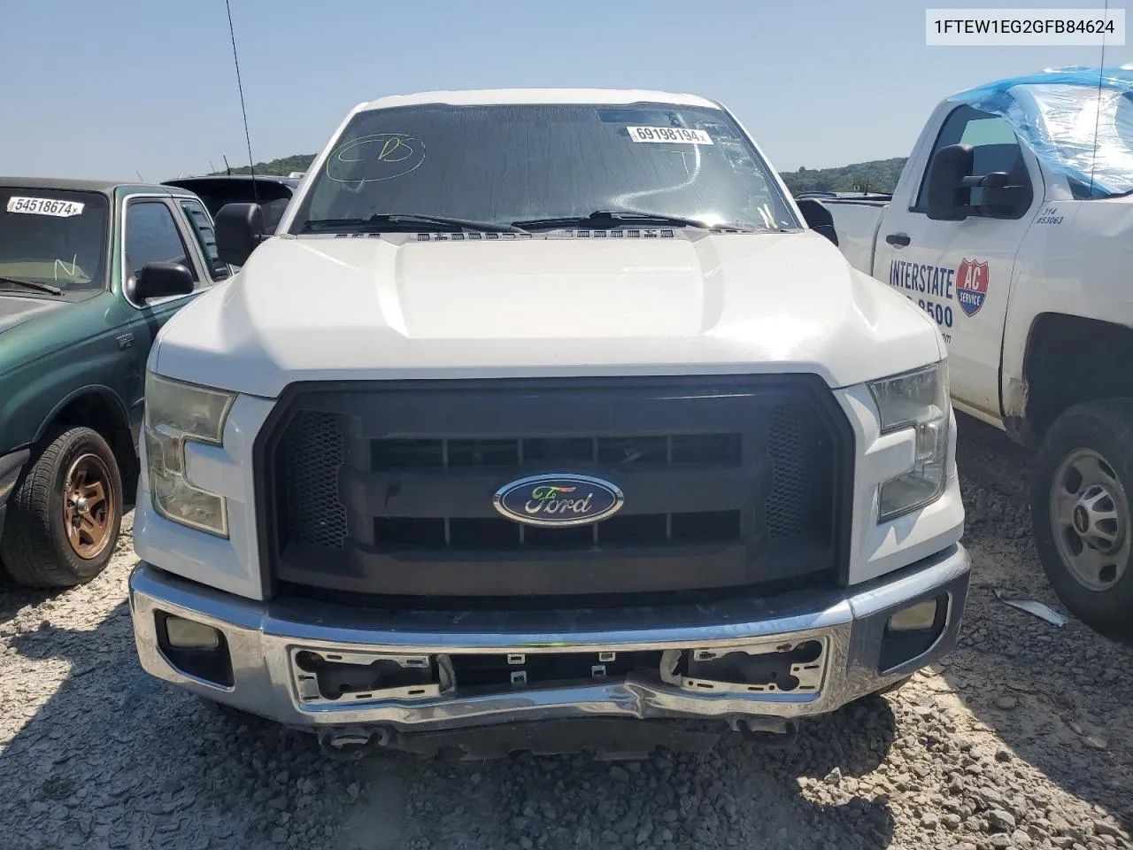 2016 Ford F150 Supercrew VIN: 1FTEW1EG2GFB84624 Lot: 69198194