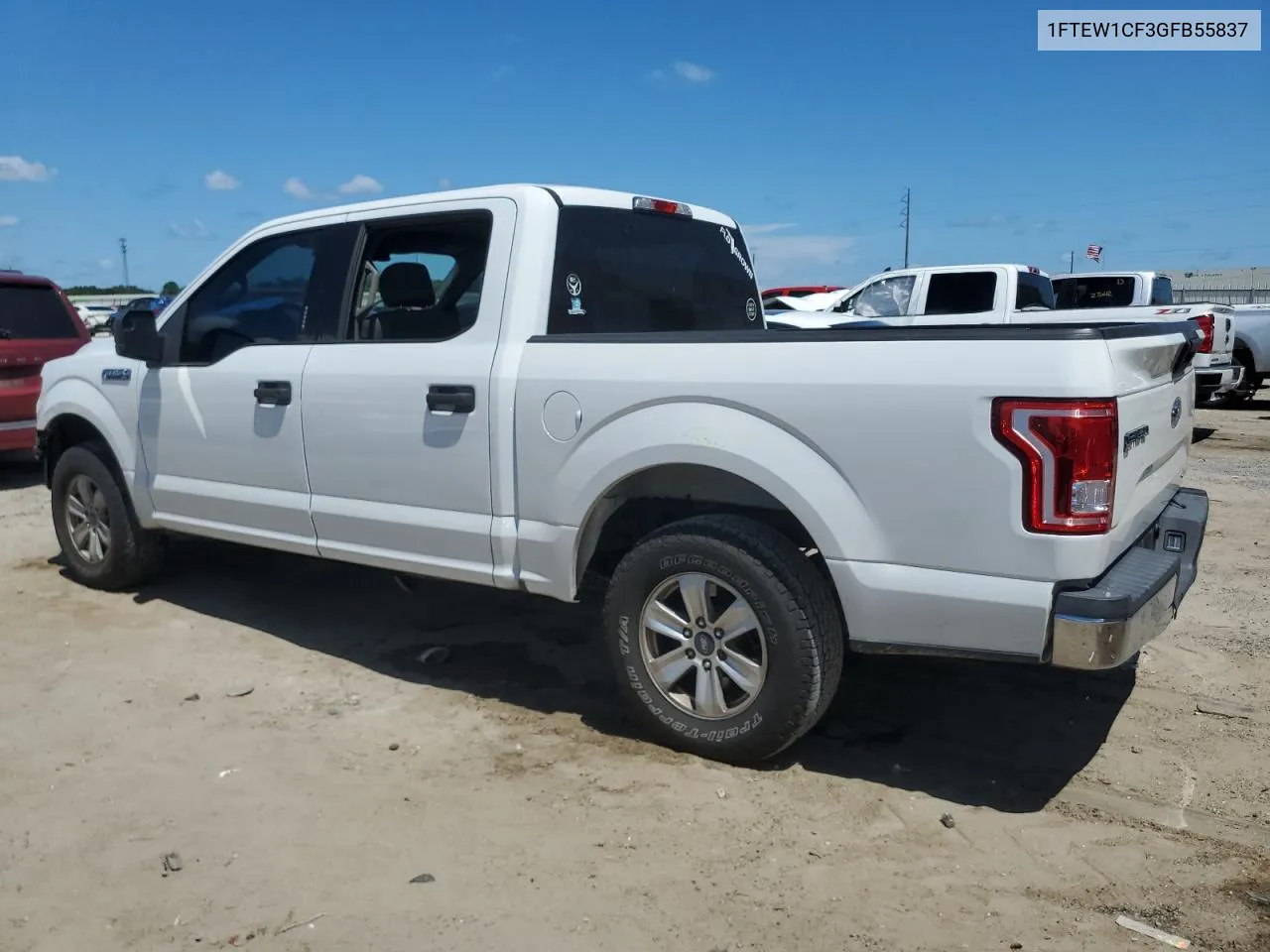 2016 Ford F150 Supercrew VIN: 1FTEW1CF3GFB55837 Lot: 69390584