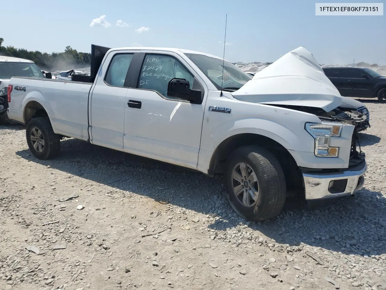 2016 Ford F150 Super Cab VIN: 1FTEX1EF8GKF73151 Lot: 69442784