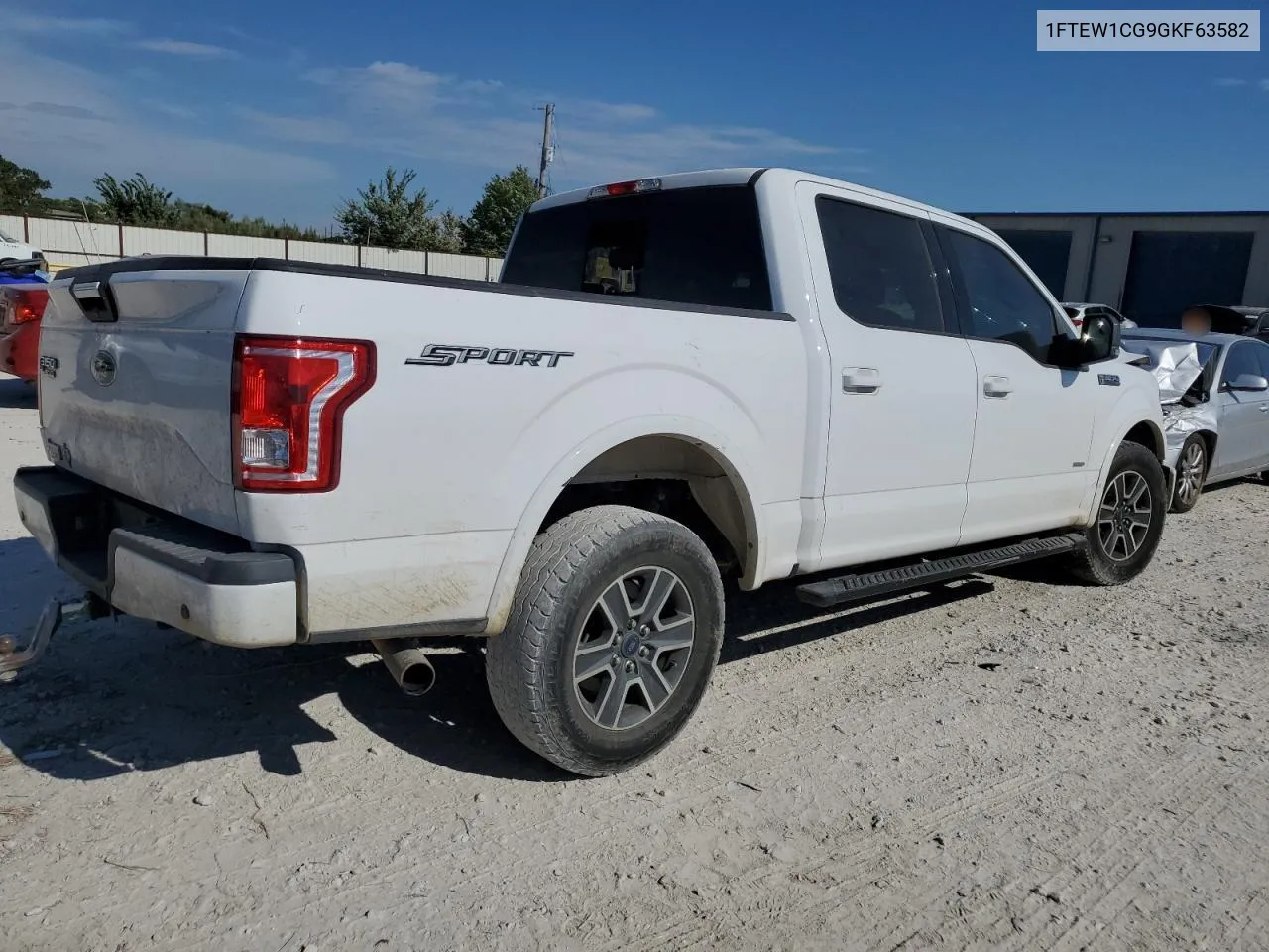 1FTEW1CG9GKF63582 2016 Ford F150 Supercrew