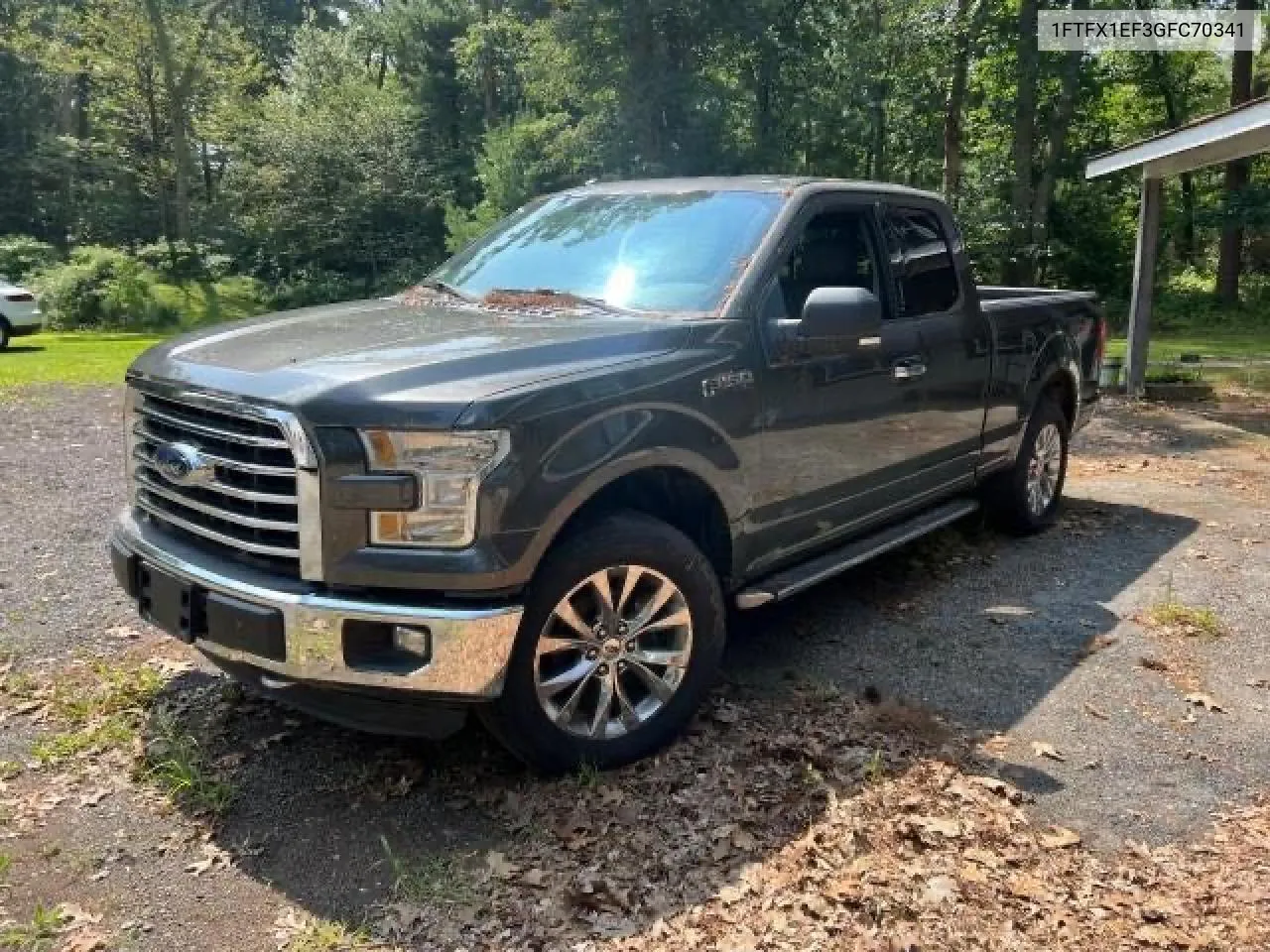 2016 Ford F150 Super Cab VIN: 1FTFX1EF3GFC70341 Lot: 69846274