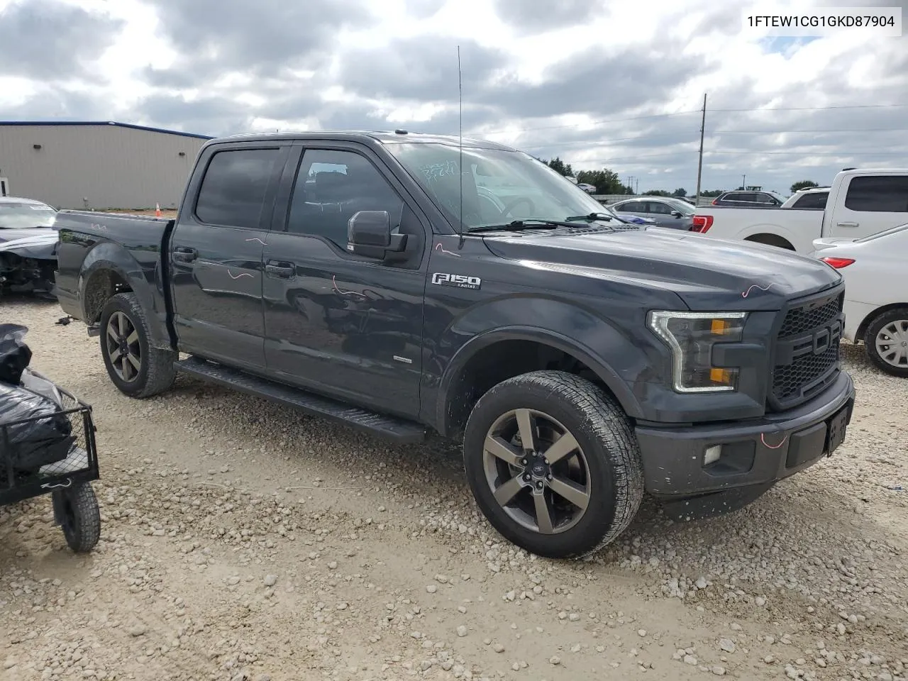 2016 Ford F150 Supercrew VIN: 1FTEW1CG1GKD87904 Lot: 70250364