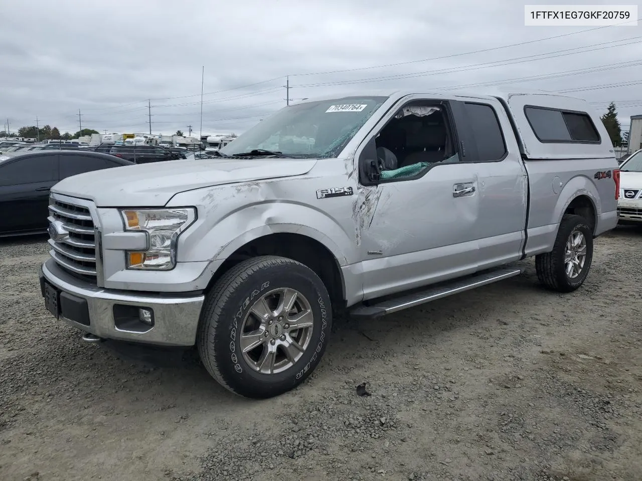 2016 Ford F150 Super Cab VIN: 1FTFX1EG7GKF20759 Lot: 70340764