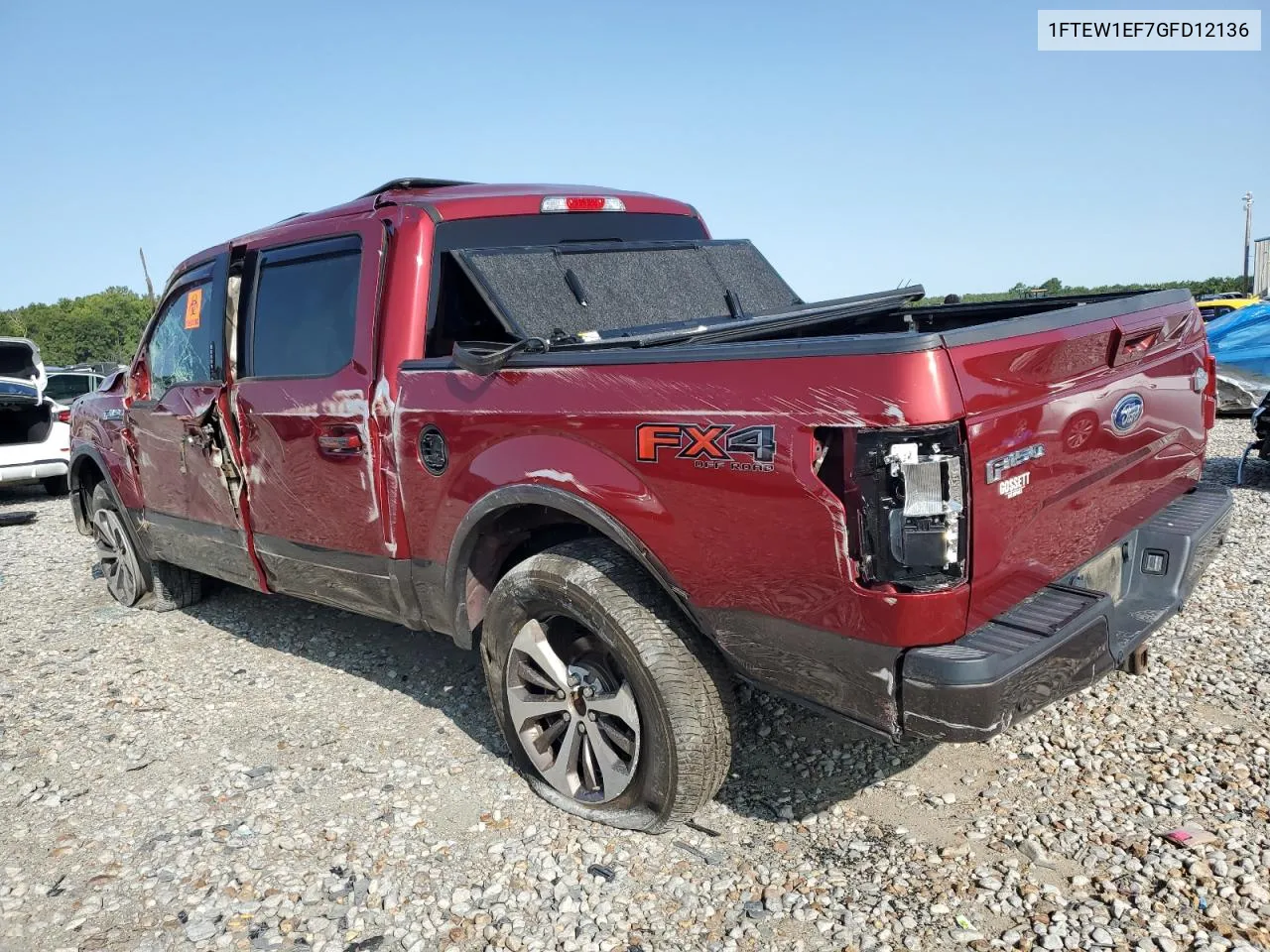 2016 Ford F150 Supercrew VIN: 1FTEW1EF7GFD12136 Lot: 70342484