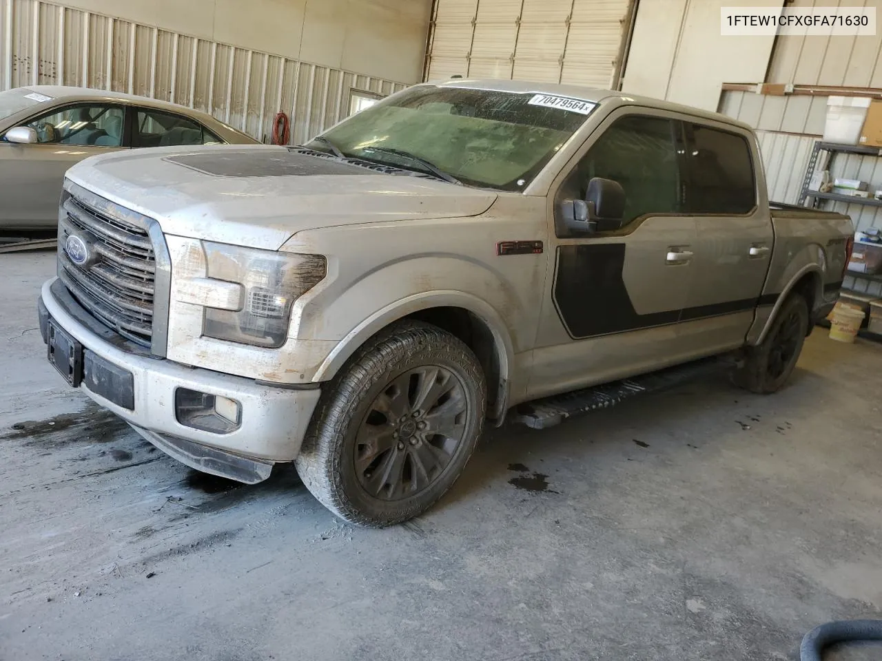 2016 Ford F150 Supercrew VIN: 1FTEW1CFXGFA71630 Lot: 70479564