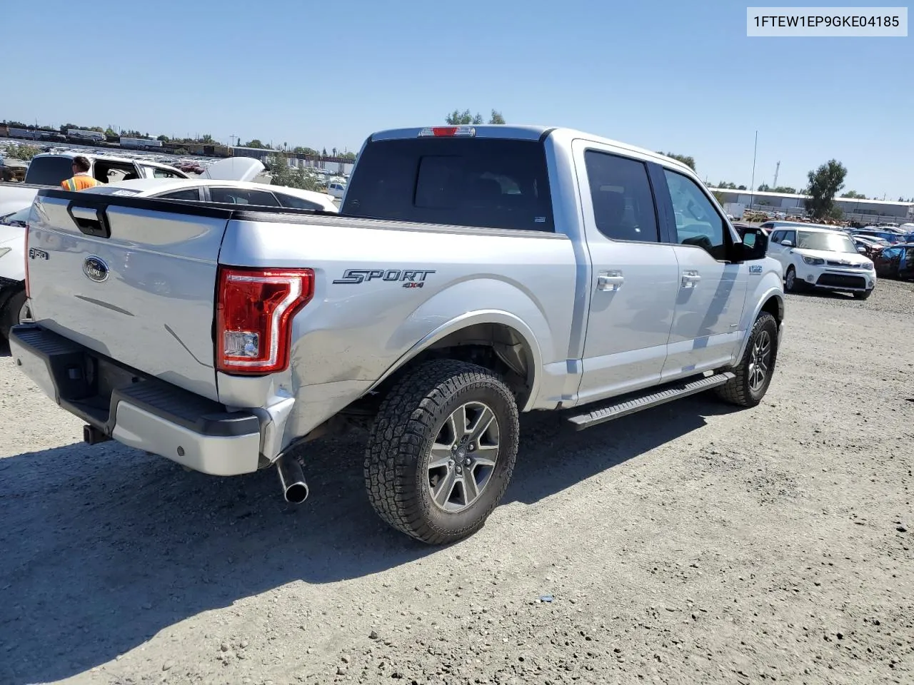 2016 Ford F150 Supercrew VIN: 1FTEW1EP9GKE04185 Lot: 70493224