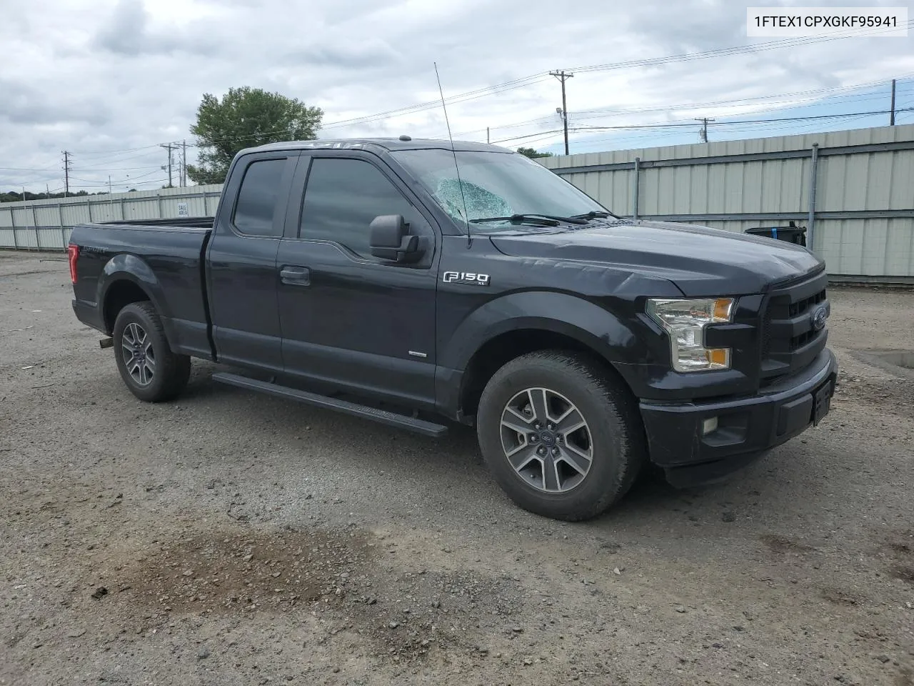 1FTEX1CPXGKF95941 2016 Ford F150 Super Cab