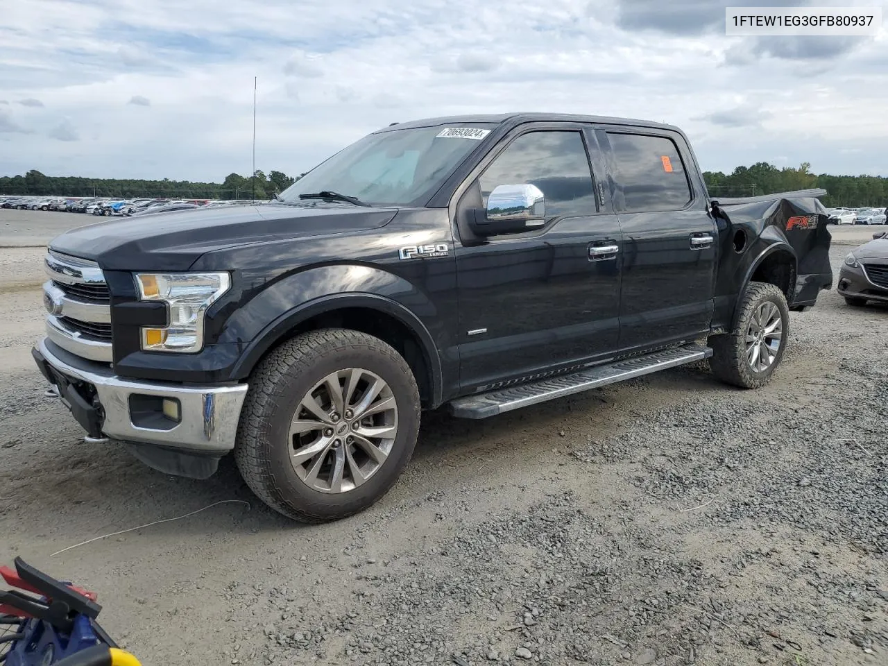 2016 Ford F150 Supercrew VIN: 1FTEW1EG3GFB80937 Lot: 70693024