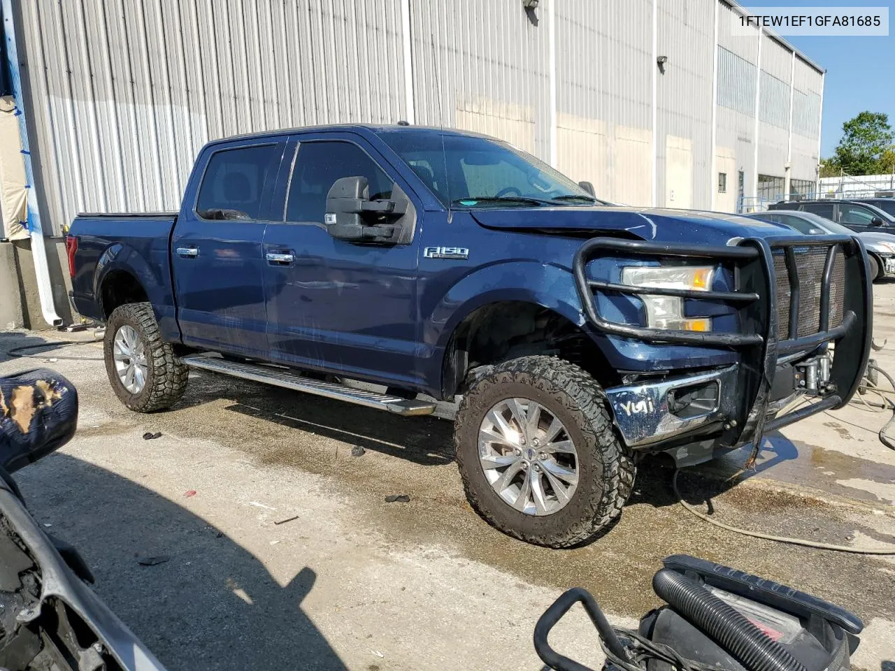 2016 Ford F150 Supercrew VIN: 1FTEW1EF1GFA81685 Lot: 70762984