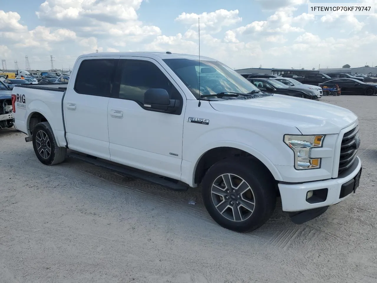 2016 Ford F150 Supercrew VIN: 1FTEW1CP7GKF79747 Lot: 70812974