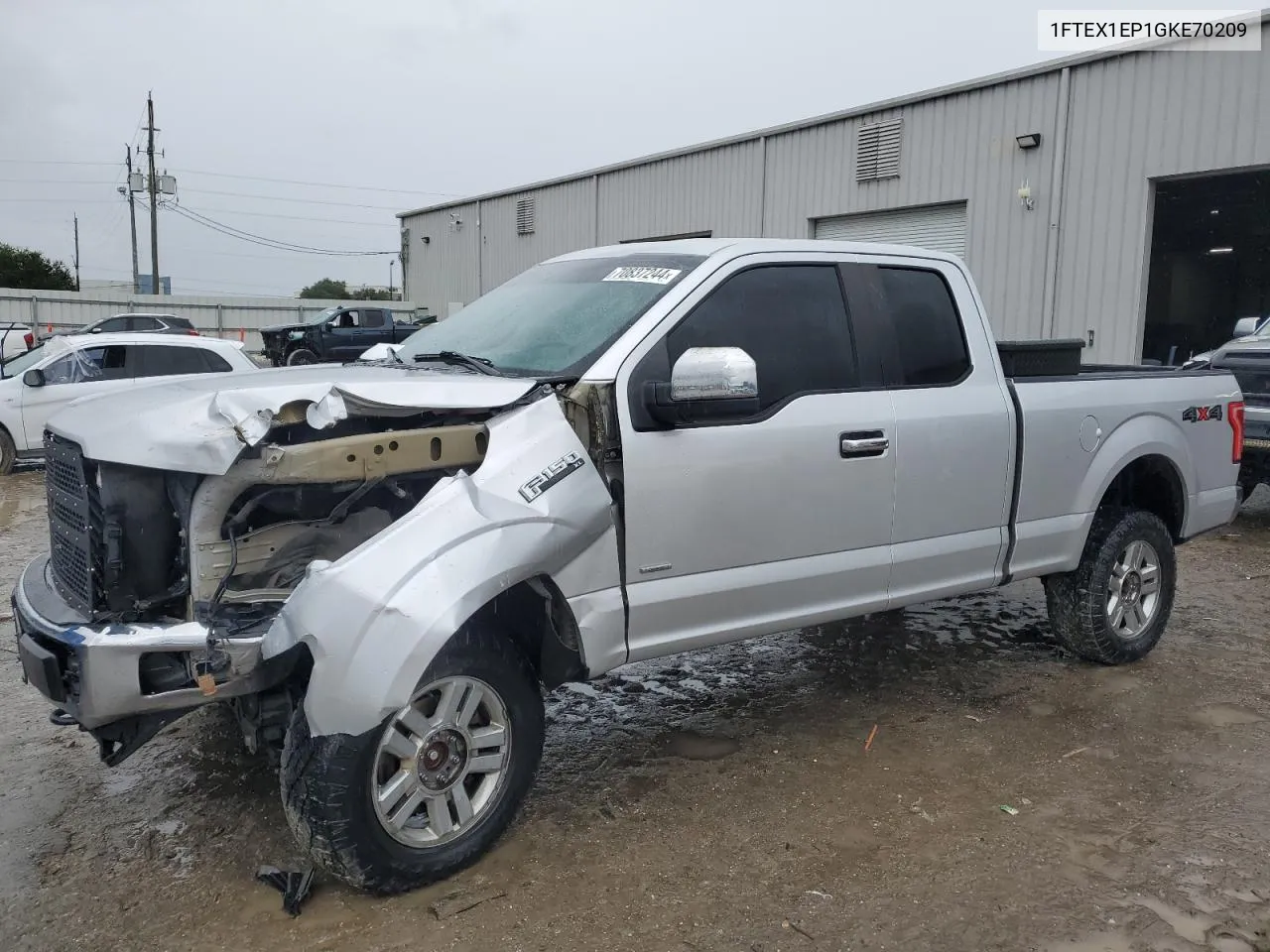 2016 Ford F150 Super Cab VIN: 1FTEX1EP1GKE70209 Lot: 70837244