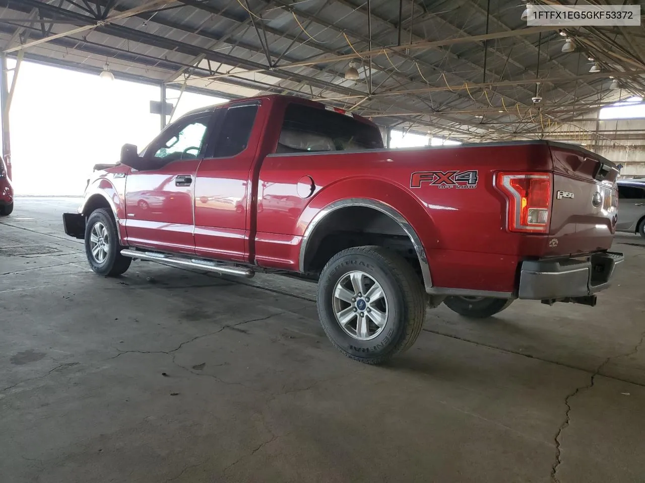 2016 Ford F150 Super Cab VIN: 1FTFX1EG5GKF53372 Lot: 70849234