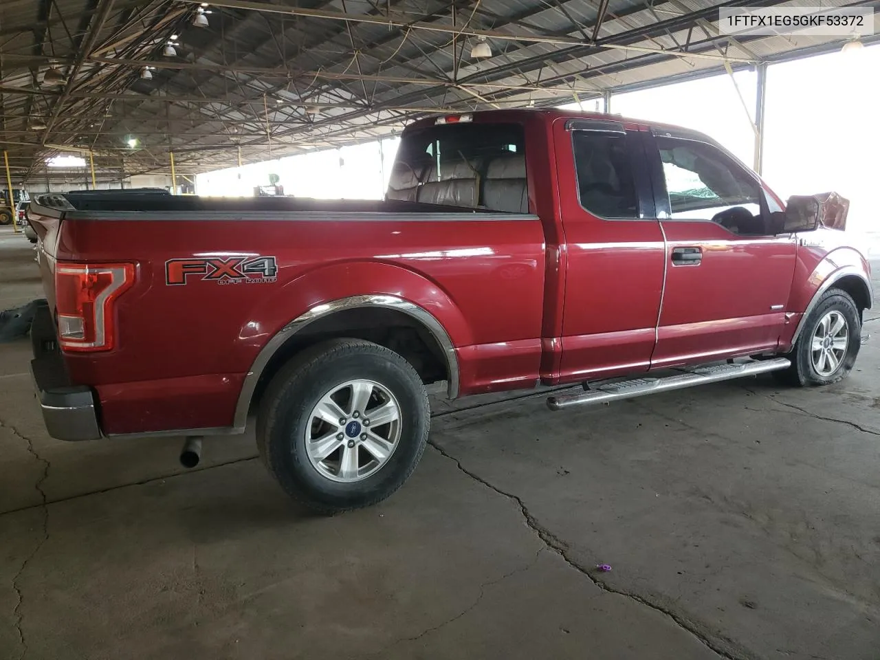 2016 Ford F150 Super Cab VIN: 1FTFX1EG5GKF53372 Lot: 70849234