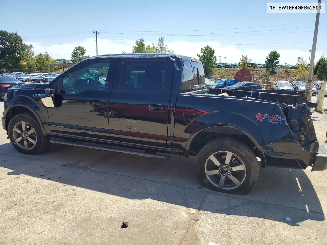 1FTEW1EF4GFB62809 2016 Ford F150 Supercrew