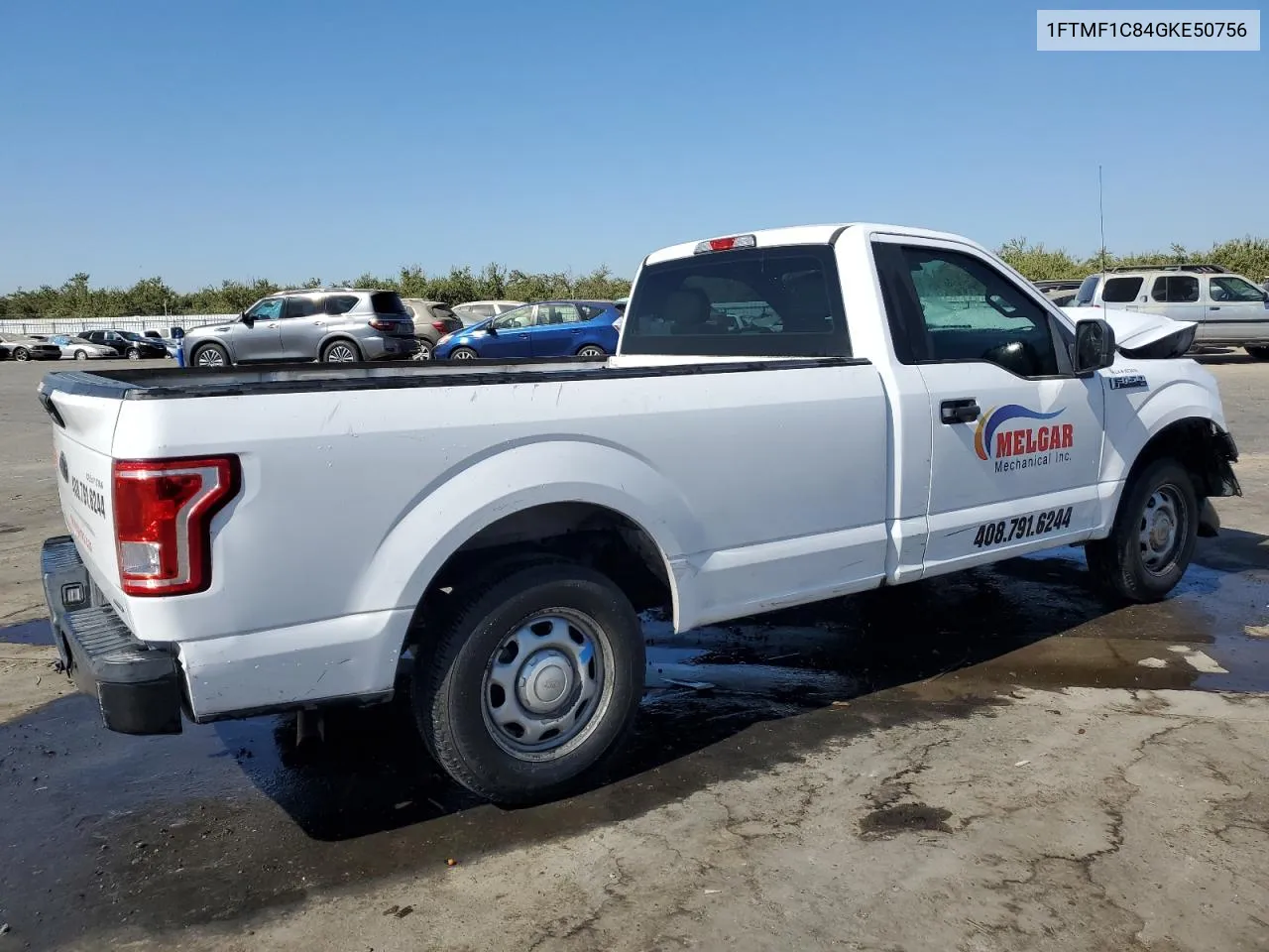 2016 Ford F150 VIN: 1FTMF1C84GKE50756 Lot: 70871564