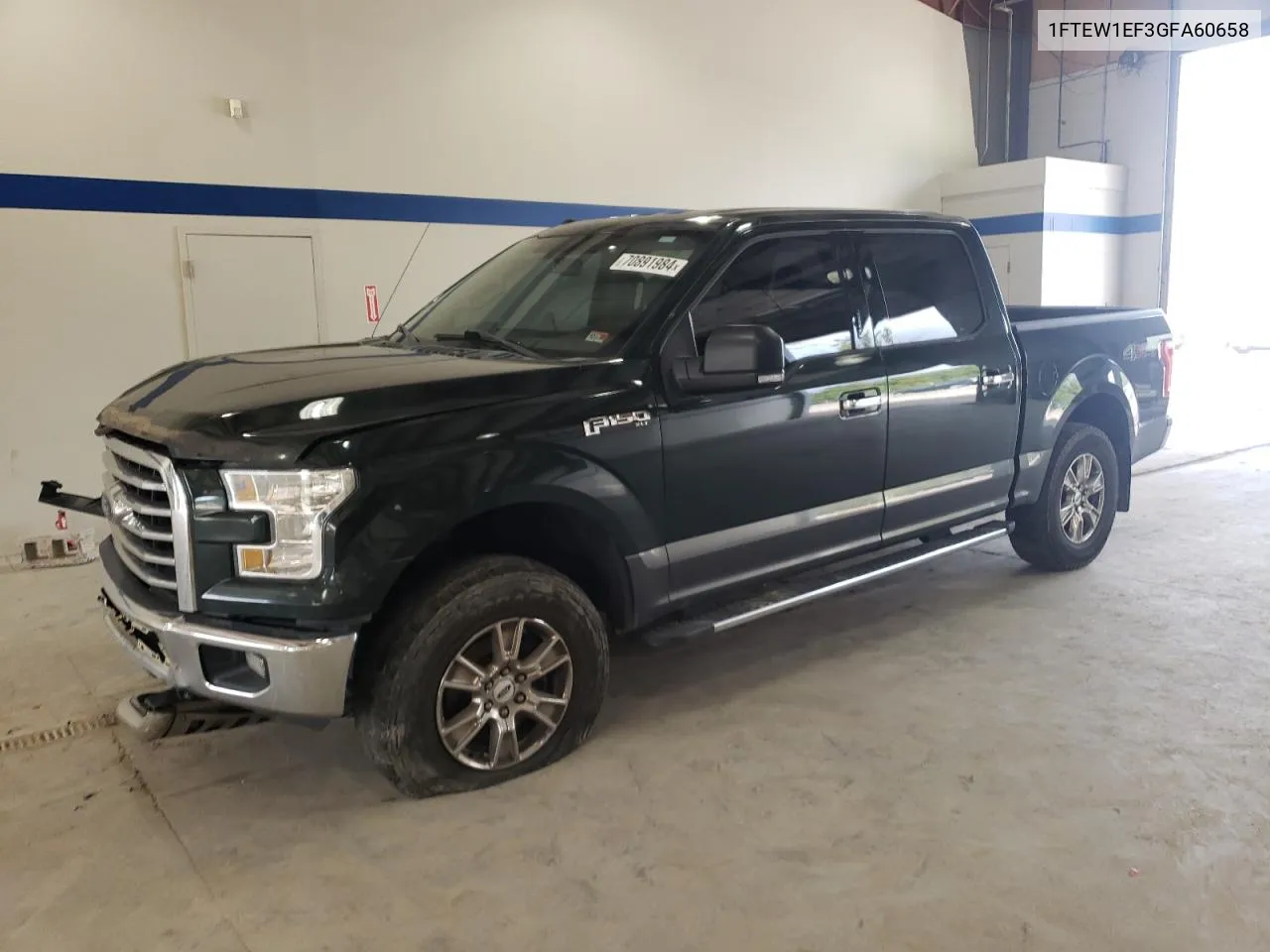 2016 Ford F150 Supercrew VIN: 1FTEW1EF3GFA60658 Lot: 70891984