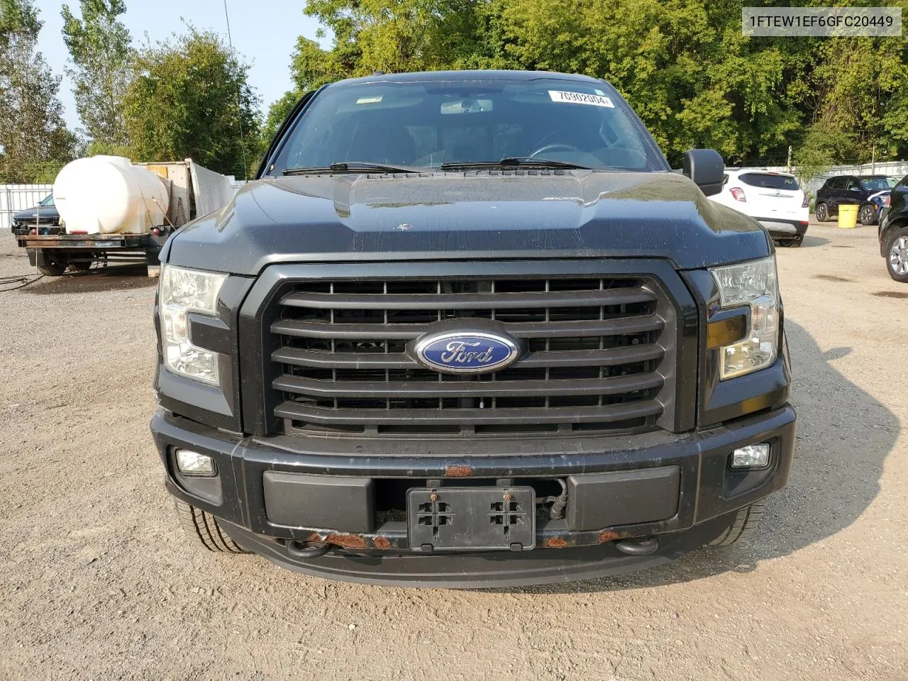 2016 Ford F150 Supercrew VIN: 1FTEW1EF6GFC20449 Lot: 70902004