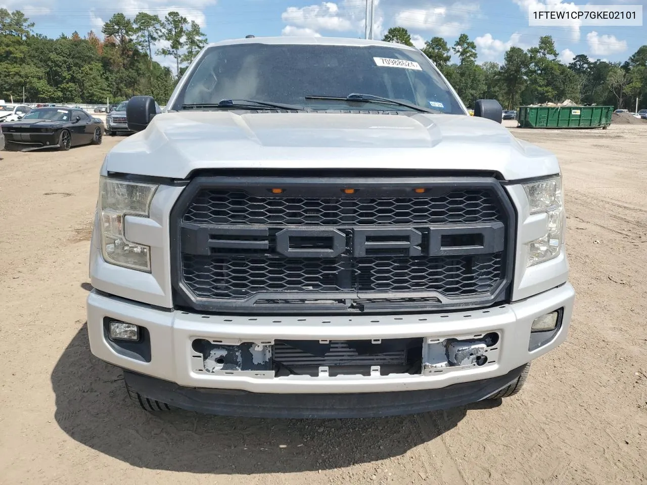 2016 Ford F150 Supercrew VIN: 1FTEW1CP7GKE02101 Lot: 70988624