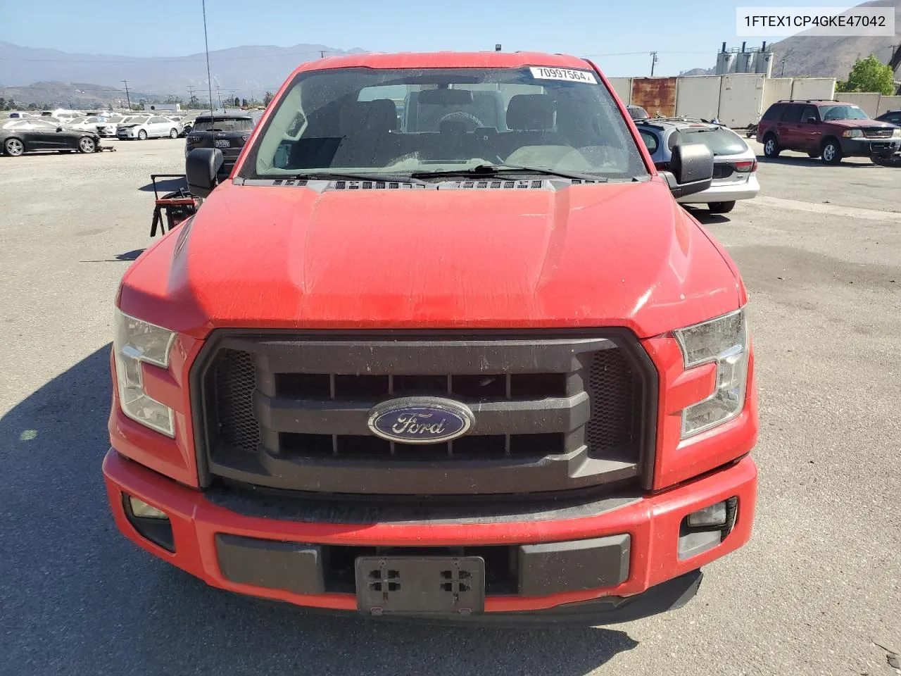 1FTEX1CP4GKE47042 2016 Ford F150 Super Cab