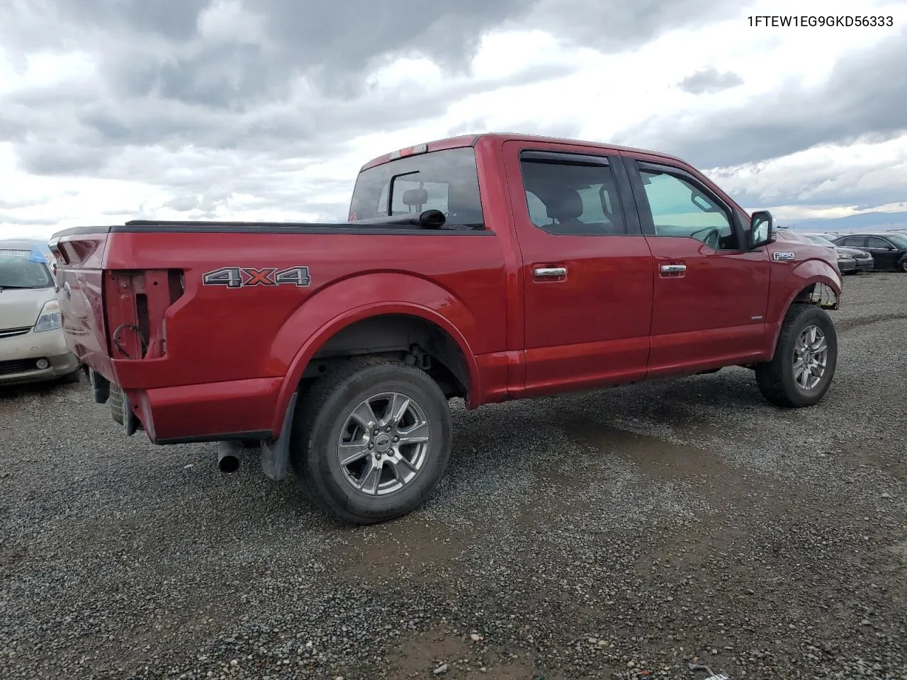 2016 Ford F150 Supercrew VIN: 1FTEW1EG9GKD56333 Lot: 70997734