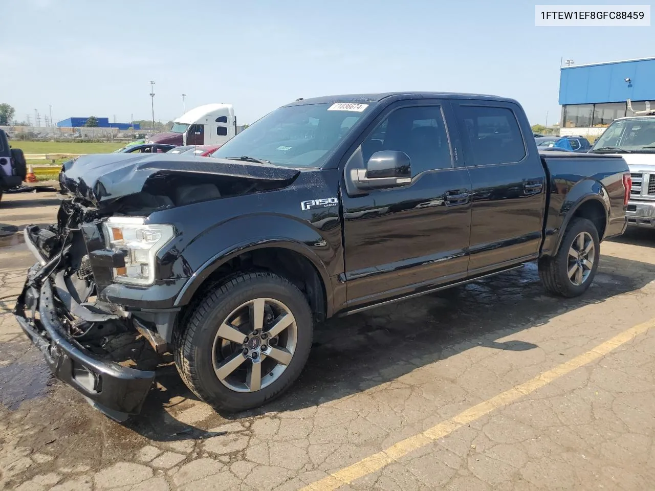 2016 Ford F150 Supercrew VIN: 1FTEW1EF8GFC88459 Lot: 71036674