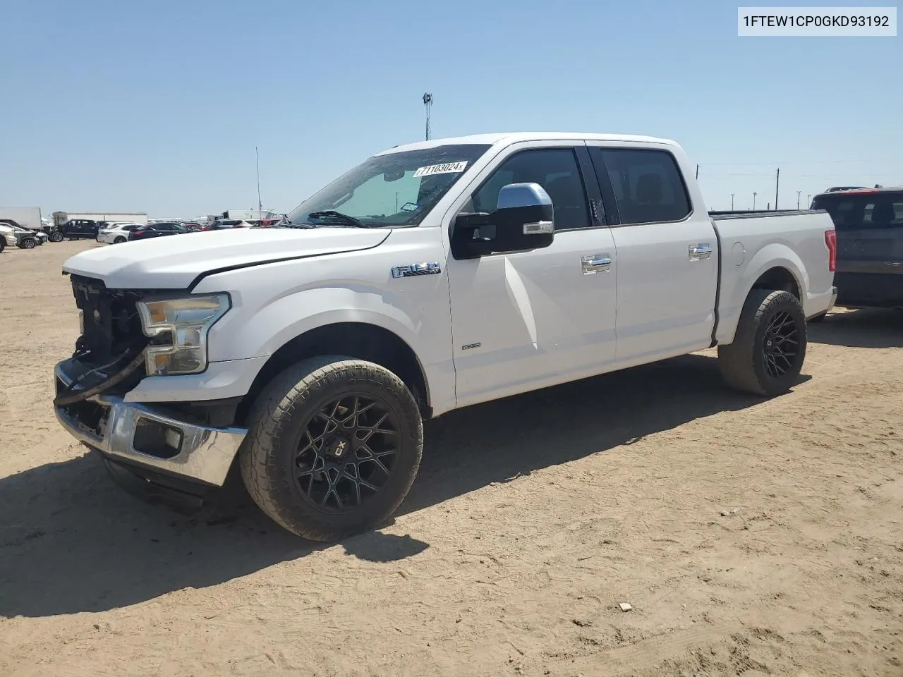 2016 Ford F150 Supercrew VIN: 1FTEW1CP0GKD93192 Lot: 71103024