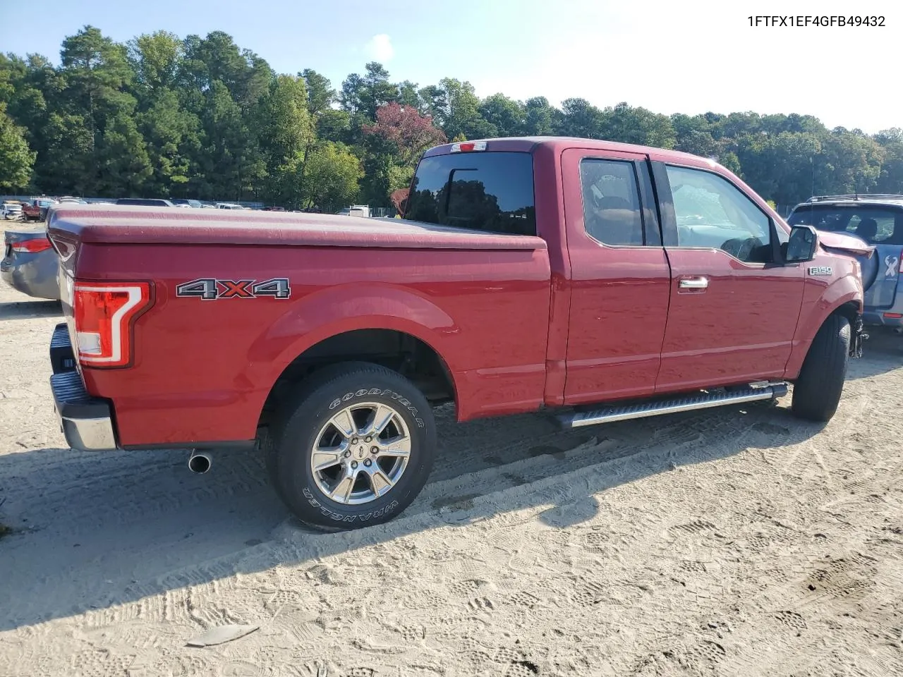 2016 Ford F150 Super Cab VIN: 1FTFX1EF4GFB49432 Lot: 71152184