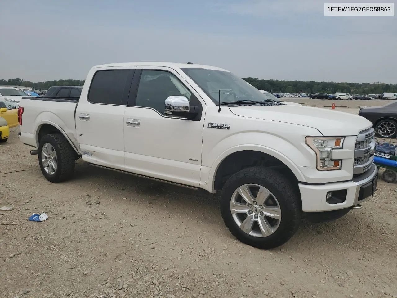 2016 Ford F150 Supercrew VIN: 1FTEW1EG7GFC58863 Lot: 71159864