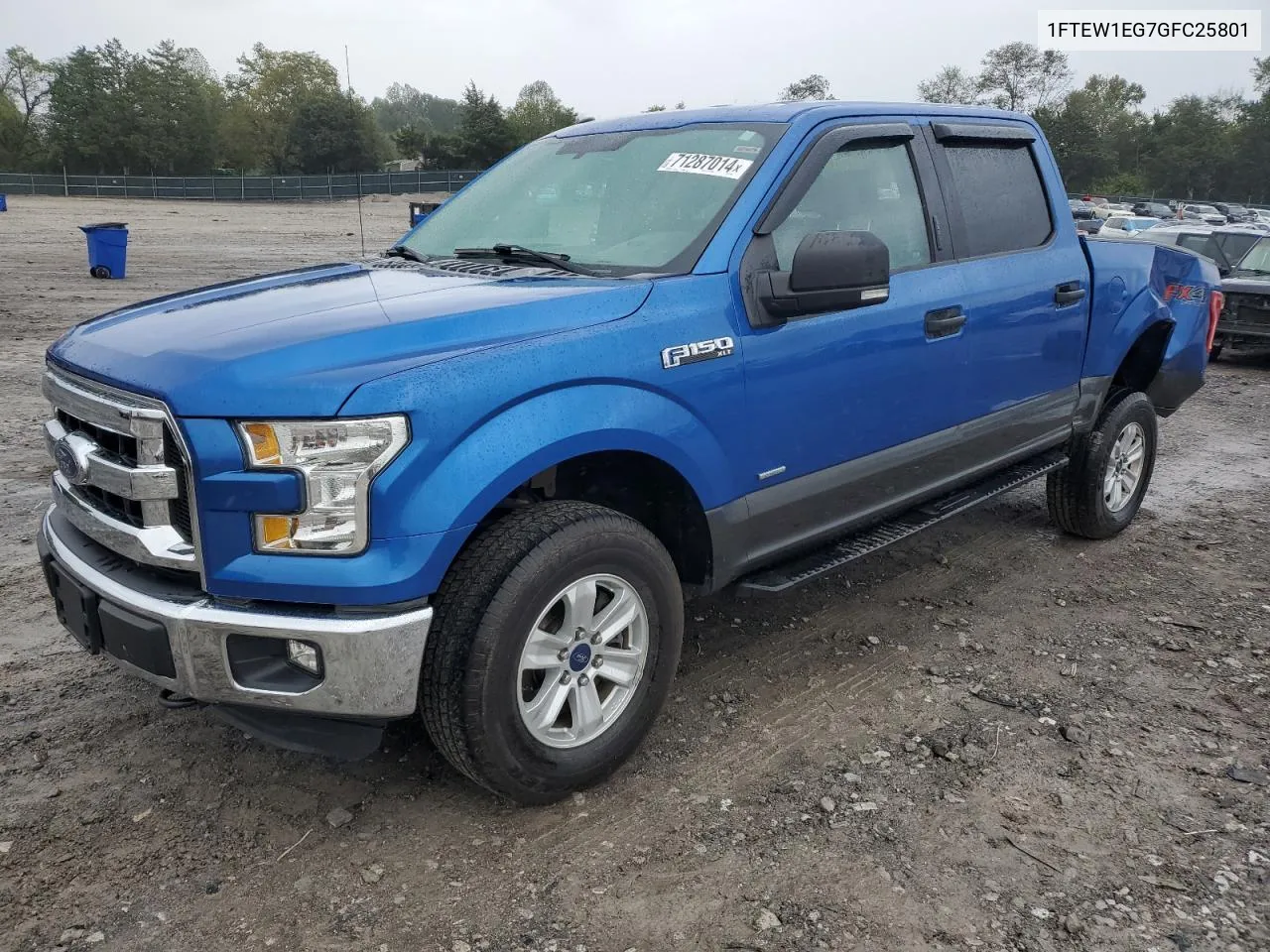 2016 Ford F150 Supercrew VIN: 1FTEW1EG7GFC25801 Lot: 71287014