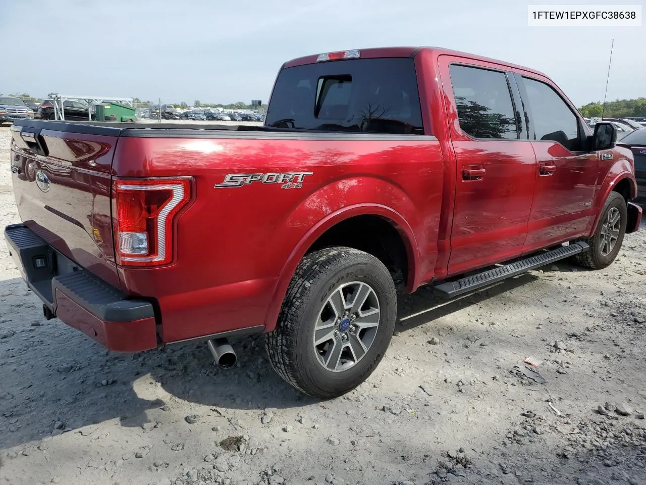 1FTEW1EPXGFC38638 2016 Ford F150 Supercrew