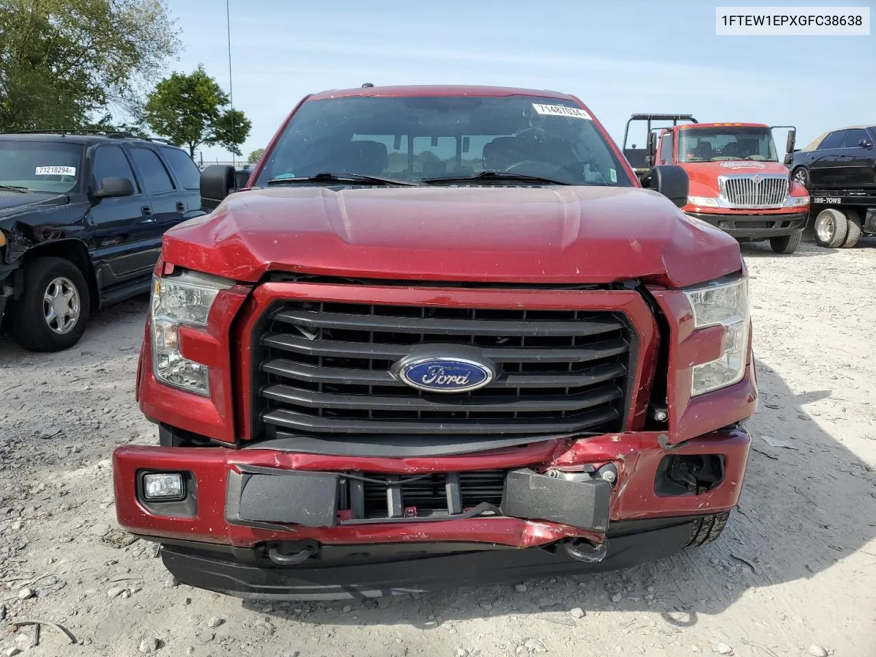 1FTEW1EPXGFC38638 2016 Ford F150 Supercrew