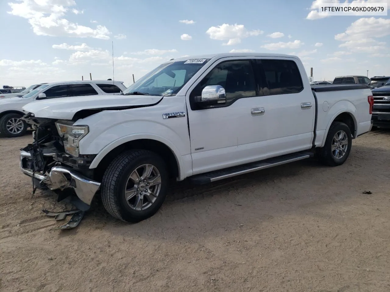 1FTEW1CP4GKD09679 2016 Ford F150 Supercrew