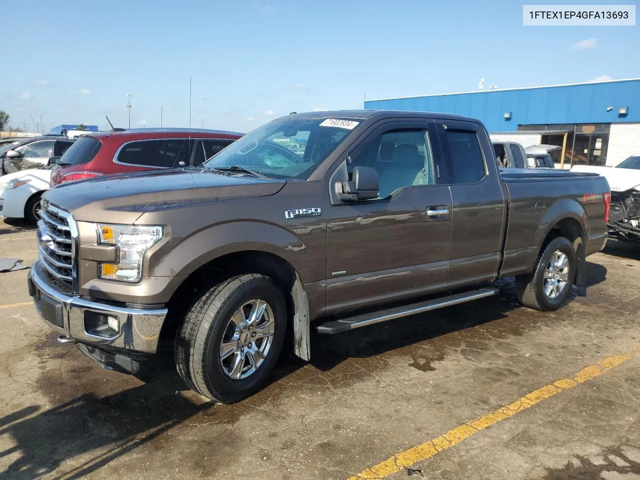 2016 Ford F150 Super Cab VIN: 1FTEX1EP4GFA13693 Lot: 71602934