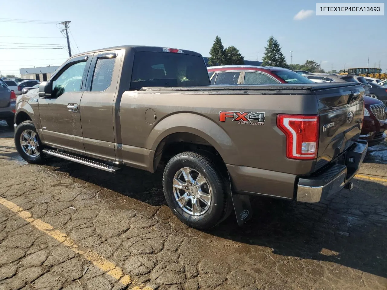 2016 Ford F150 Super Cab VIN: 1FTEX1EP4GFA13693 Lot: 71602934