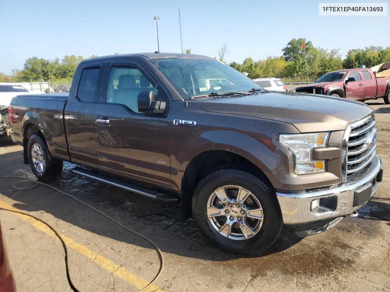 2016 Ford F150 Super Cab VIN: 1FTEX1EP4GFA13693 Lot: 71602934