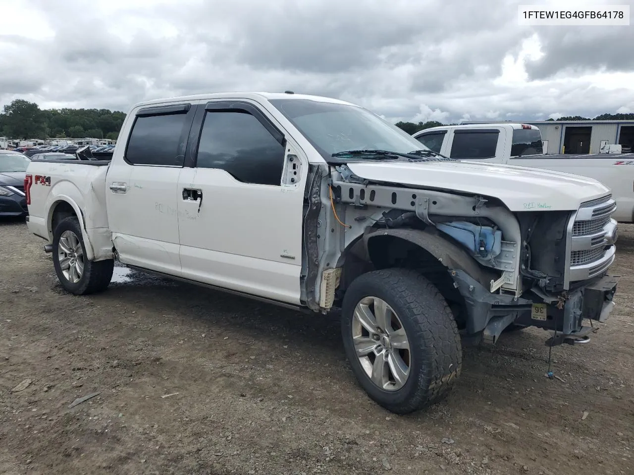 2016 Ford F150 Supercrew VIN: 1FTEW1EG4GFB64178 Lot: 71633594