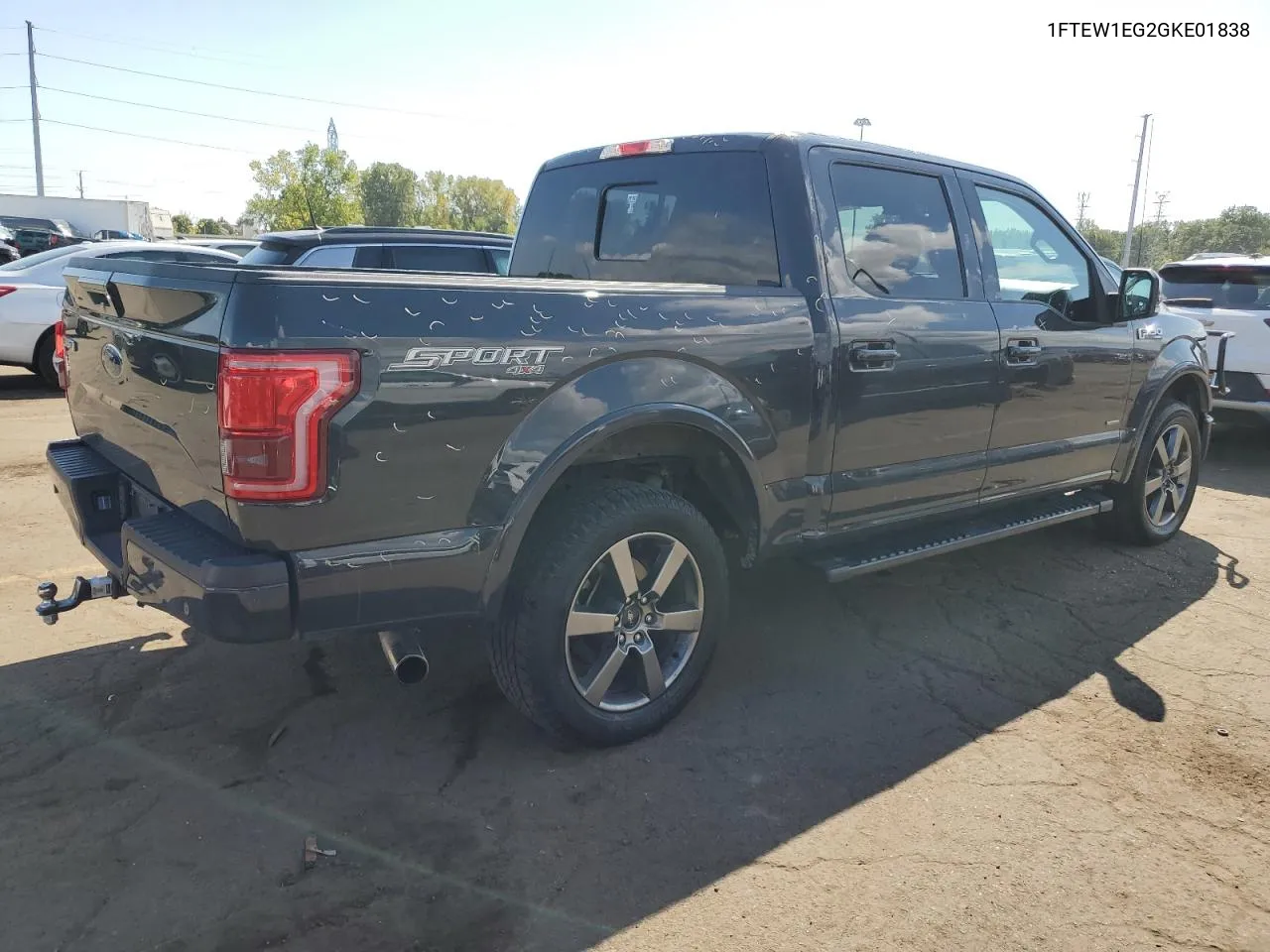 2016 Ford F150 Supercrew VIN: 1FTEW1EG2GKE01838 Lot: 71707524