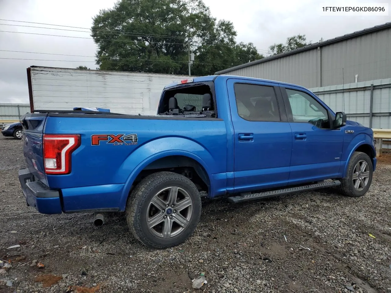 2016 Ford F150 Supercrew VIN: 1FTEW1EP6GKD86096 Lot: 71740244