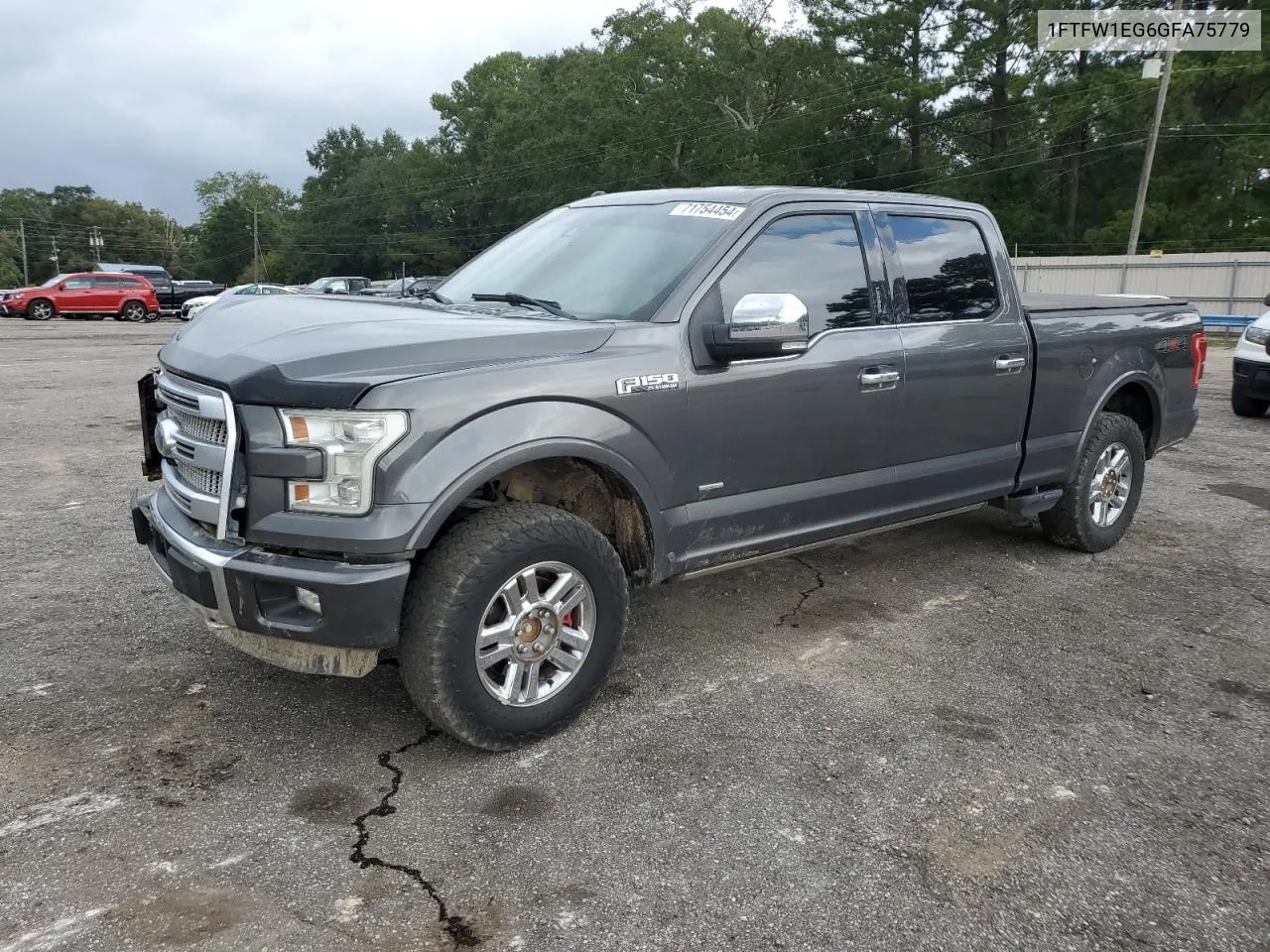 2016 Ford F150 Supercrew VIN: 1FTFW1EG6GFA75779 Lot: 71754454