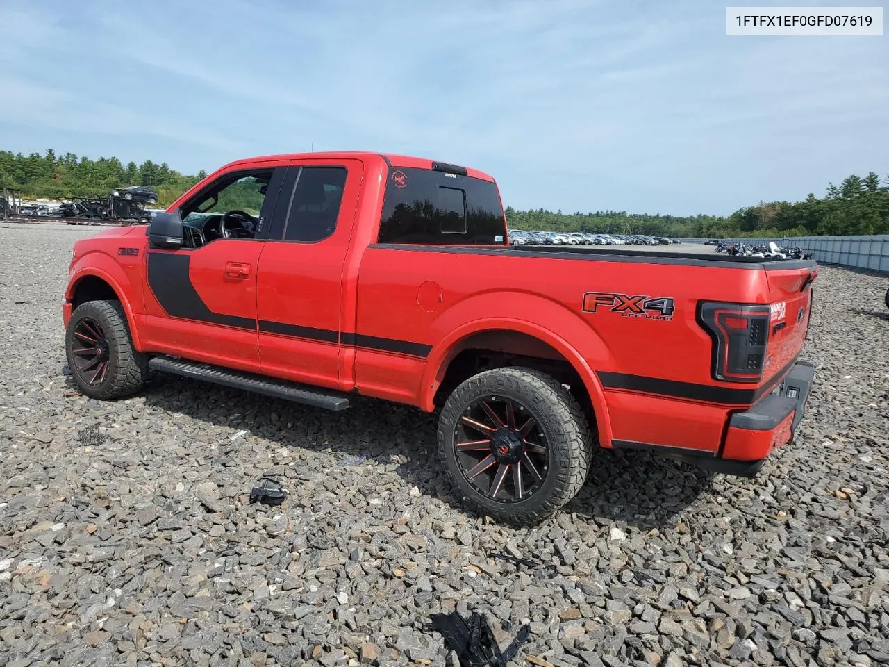 1FTFX1EF0GFD07619 2016 Ford F150 Super Cab