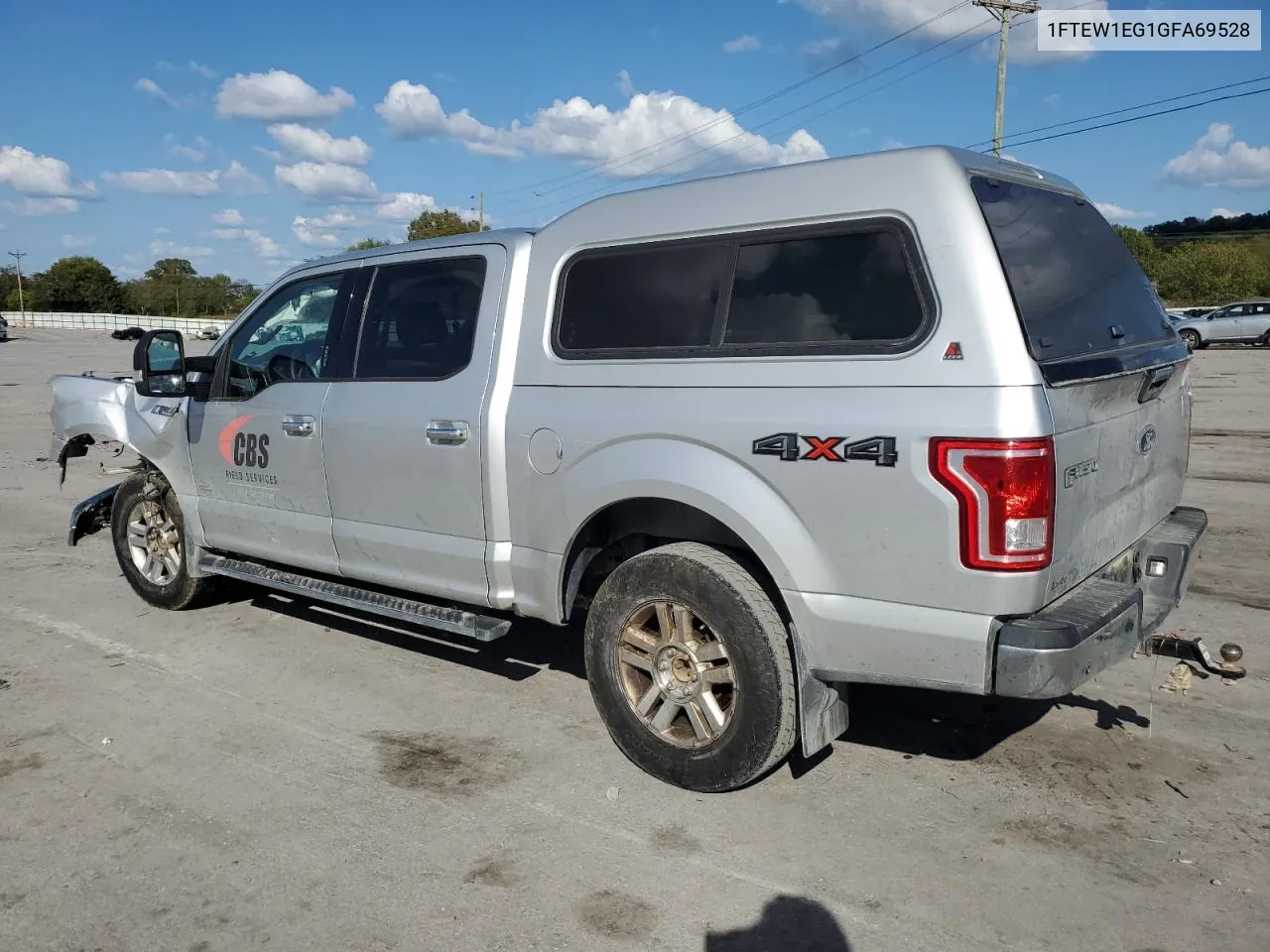 2016 Ford F150 Supercrew VIN: 1FTEW1EG1GFA69528 Lot: 71793984