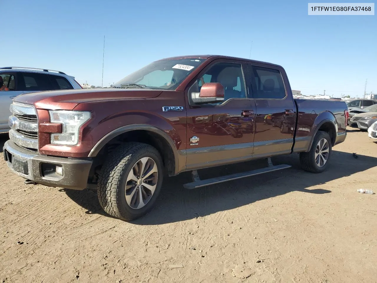 1FTFW1EG8GFA37468 2016 Ford F150 Supercrew