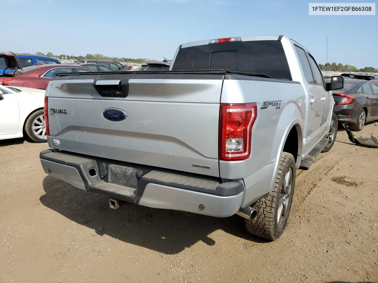 1FTEW1EF2GFB66308 2016 Ford F150 Supercrew