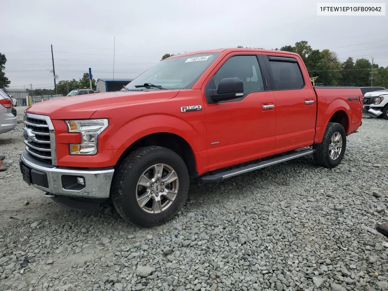 2016 Ford F150 Supercrew VIN: 1FTEW1EP1GFB09042 Lot: 71931704