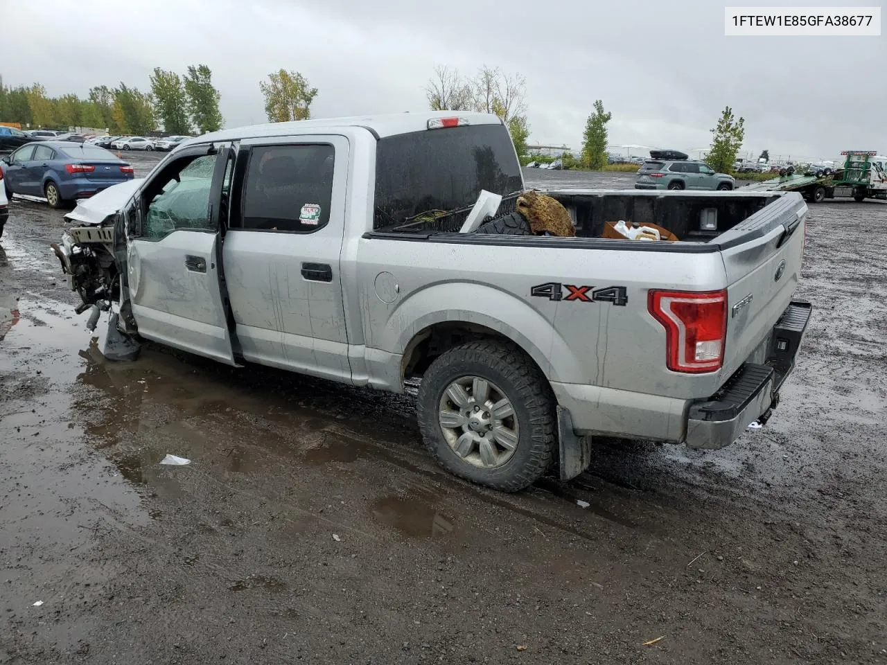 2016 Ford F150 Supercrew VIN: 1FTEW1E85GFA38677 Lot: 72040004