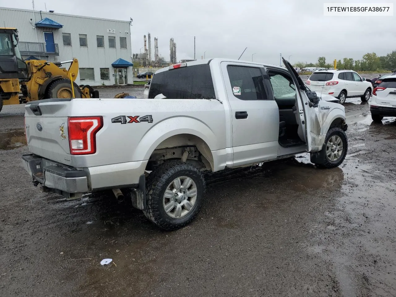 2016 Ford F150 Supercrew VIN: 1FTEW1E85GFA38677 Lot: 72040004